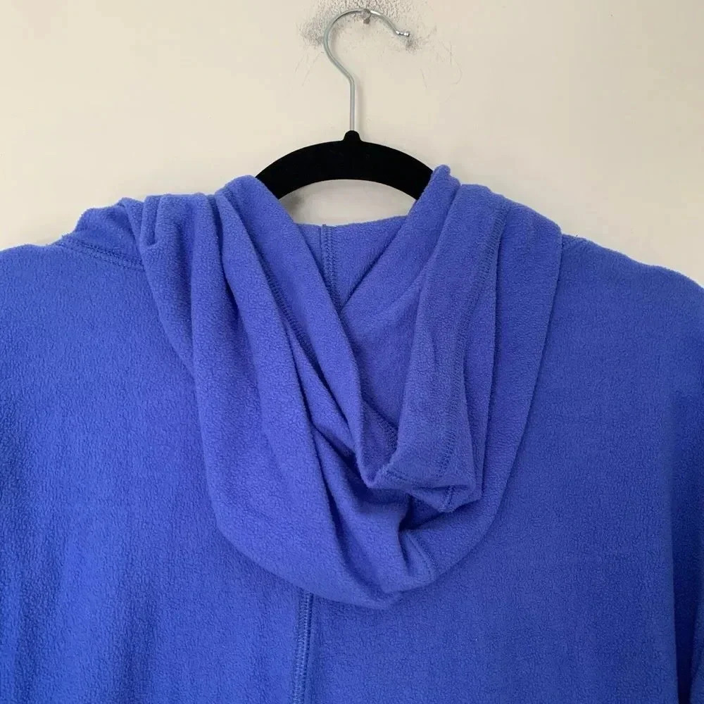 Victoria’s Secret VSX Hoodie Women’s XS Blue Fleece Pullover Long Sleeve - Picture 9 of 9
